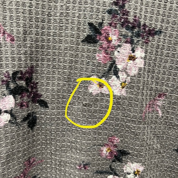 Torrid Floral Long Sleeve Tee - Plus Size 00 - Picture 6 of 9